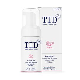 [DR.CHOI'S]TID Clean Denture Cleaning Bubble Toothpaste_ no abrasive, no synthetic surfactant_Made in Korea